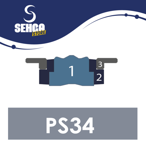 PS34-SELLO PISTON ENSAMBLADO K03 050X034X20.5 mm